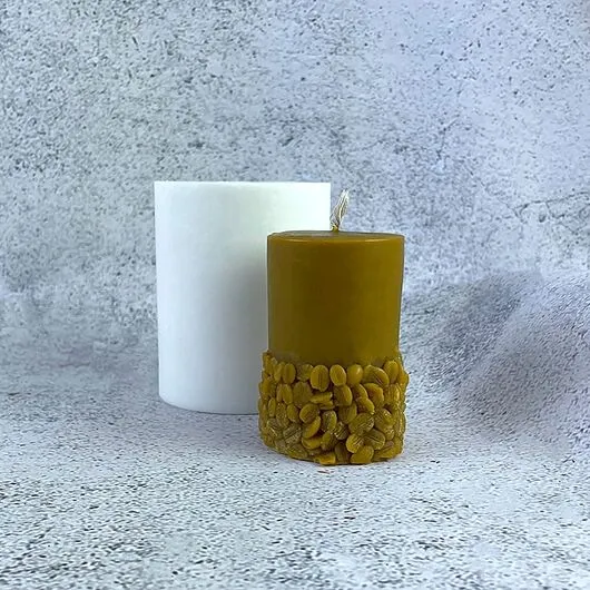 Cylinder with coffee beans