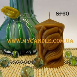Candle with Tulips