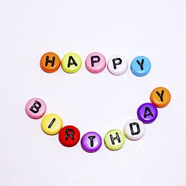 Літери - Happy Birthday, Набір: Happy Birthday 