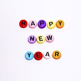 Літери - Happy New Year, Набір: Happy New Year 