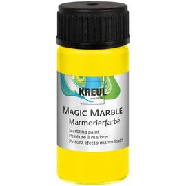 Lemon-yellow paint for marbling Kreul Magic Marble, Color: Lemon-yellow