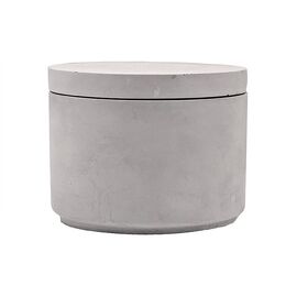 Gray pot "box", Color: Gray