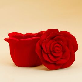 Кашпо "Роза" Красная, Цвет: Красный
