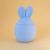 Гипсовое кашпо «Пасхальный кролик» для свечей ➤ Пастельно-синий ➤ Объем - 110 мл, Цвет: Пастельно-синий, фото 2