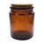 Brown jar for craft candles with a cork lid - 200 ml, Volume: 200 ml
