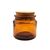 A brown jar with a cork lid - 100 ml, Volume: 100 ml