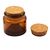 Brown jar for craft candles with a cork lid - 100 ml, Volume: 100 ml, 2 image