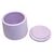 Lilac pot "barrel" gypsum, Color: Lilac, 2 image - Candle Art Lilac pot "barrel" gypsum, Color: Lilac, 2 image