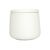 White pot "barrel", Color: White - Candle Art White pot "barrel", Color: White