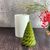 Silicone mold for candles - The Christmas tree is woven, 2 image - Candle Art Silicone mold for candles - The Christmas tree is woven, 2 image