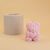 Silicone Mold “Bear Made of Roses” for candle