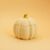 Гипсовое кашпо «Тыковка» для свечей ➤ Бежевый ➤ Объем - 60 мл, Цвет: Бежевый, Объем: 60 мл, фото 2