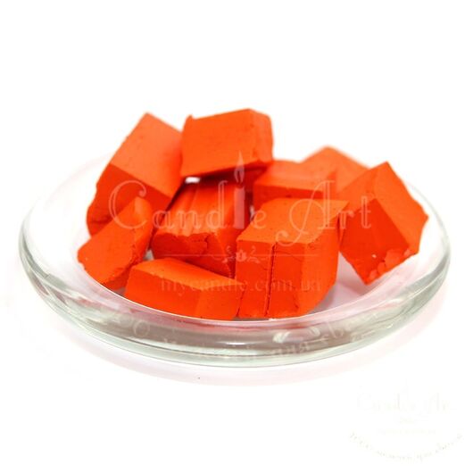 Orange dye for paraffin and wax, Color: Orange