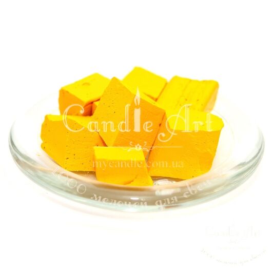 Yellow dye for paraffin and wax, Color: Yellow