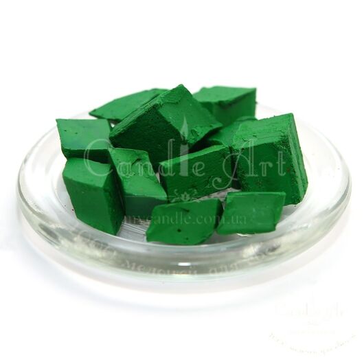 Green dye for paraffin and wax, Color: Green