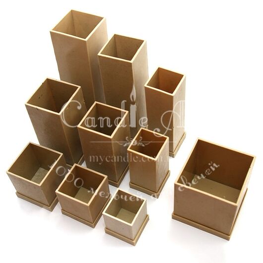 Plastic candle mold - Prism (50✕50✕60 mm), Size: 50✕50✕60 mm, 2 image - Candle Art Plastic candle mold - Prism (50✕50✕60 mm), Size: 50✕50✕60 mm, 2 image