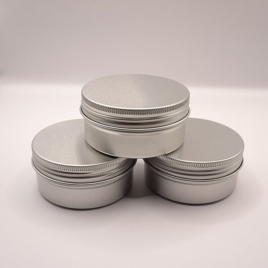 Aluminum jar for candles - volume 200 ml, Volume: 200 ml, 3 image - Candle Art Aluminum jar for candles - volume 200 ml, Volume: 200 ml, 3 image