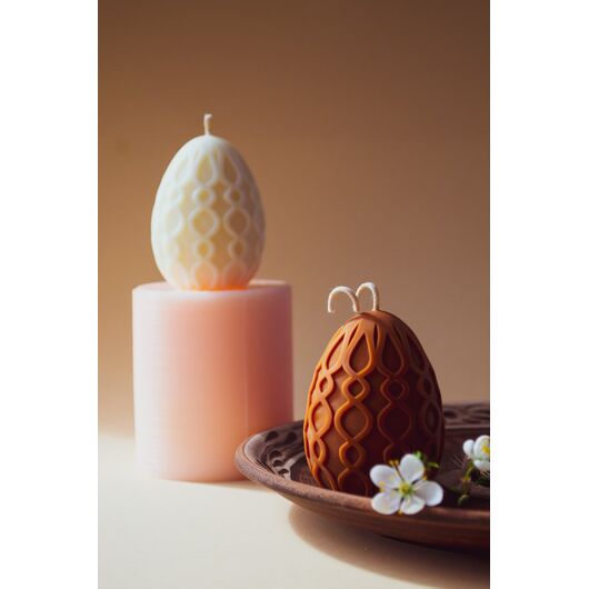 Silicone mold for candles - Easter egg