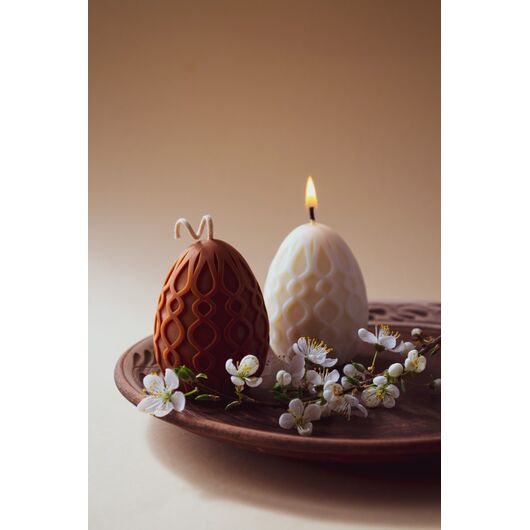 Silicone mold for candles - Silicon mold "Easter egg", 3 image - Candle Art Silicone mold for candles - Silicon mold "Easter egg", 3 image