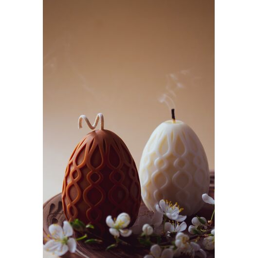 Silicone mold for candles - Silicon mold "Easter egg", 4 image - Candle Art Silicone mold for candles - Silicon mold "Easter egg", 4 image