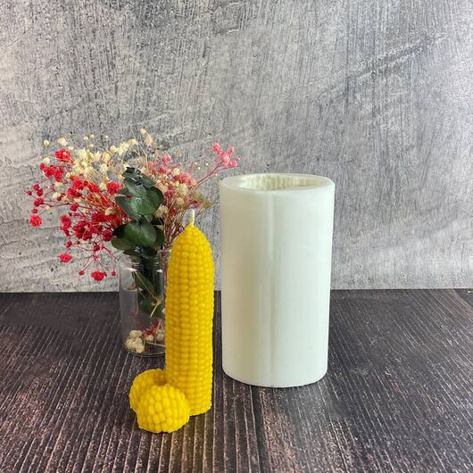 Силіконова форма для свічок - Кукурудзяний початок, фото 2 - Candle Art Силіконова форма для свічок - Кукурудзяний початок, фото 2