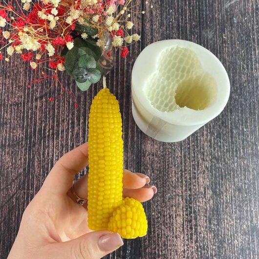 Силіконова форма для свічок - Кукурудзяний початок, фото 3 - Candle Art Силіконова форма для свічок - Кукурудзяний початок, фото 3