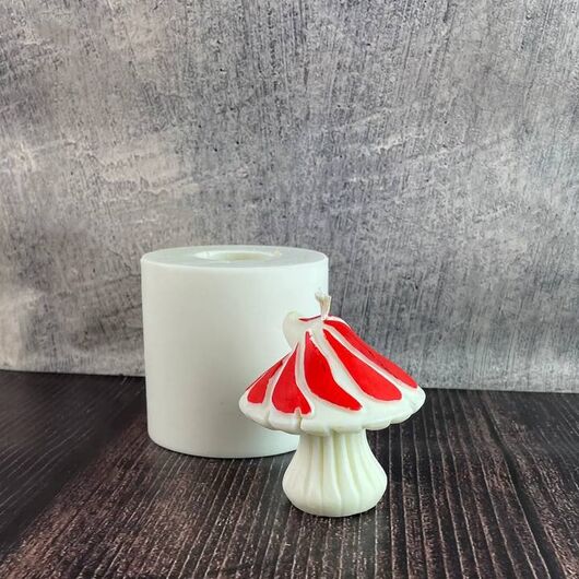 Silicone mold for candles - Mystic mushroom