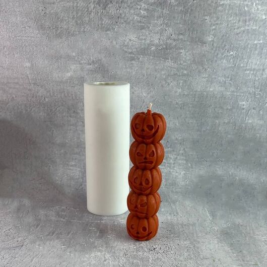 Silicone mold for candles - Pumpkin mood