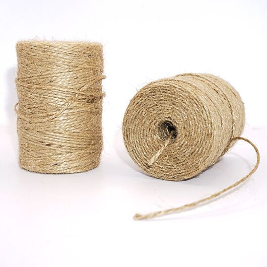Jute rope for decoration, thickness 2 mm