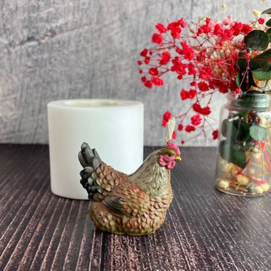 Силіконова форма для свічок - Квочка, фото 2