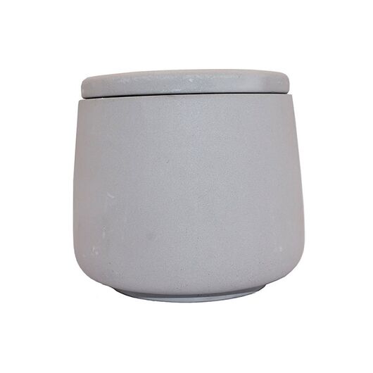 Gray pot "barrel" gypsum, Color: Gray
