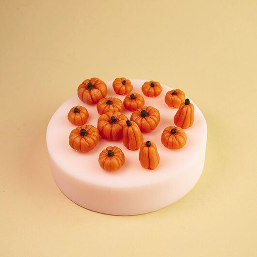 Silicone mold "Mini pumpkins" for candles