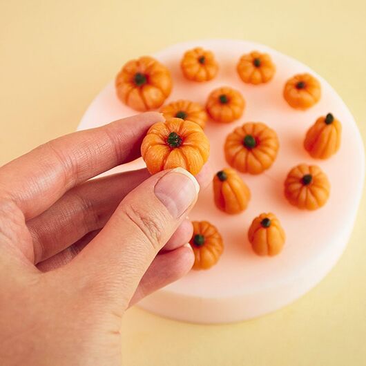 Силіконова форма "Гарбузики mini" для свічок, фото 2