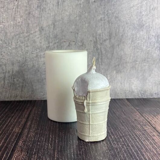 Silicone mold for candles - Ice cream