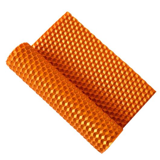 Wax plates - orange gold ᐉ Size - 41✕26 cm, Color: Orange gold