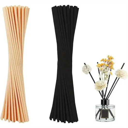 Sticks for an aroma diffuser made of microfiber ➤ Color - Natural wood, Color: Natural wood