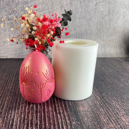 Silicone mold for candles - Wildflower