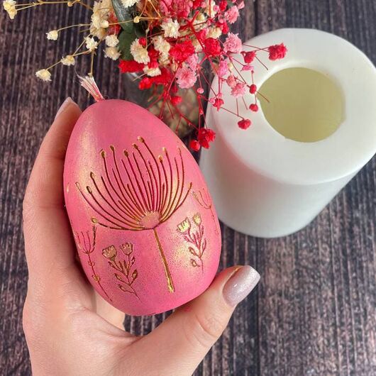 Силиконовая форма для свечей - Полевой цветок, фото 2