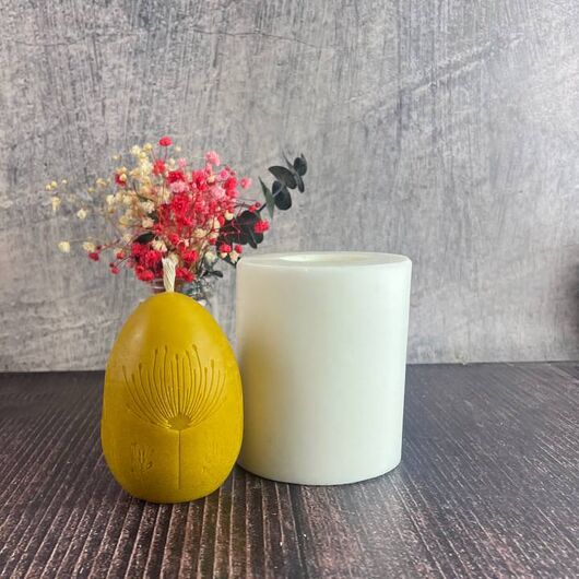 Силиконовая форма для свечей - Полевой цветок, фото 3