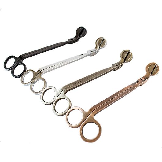 Metal wick trimmer - color Aged gold, Color: Aged gold