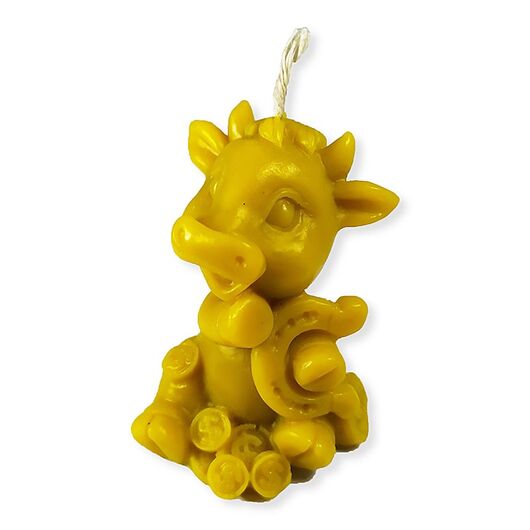 Small bull, 2 image - Candle Art Small bull, 2 image