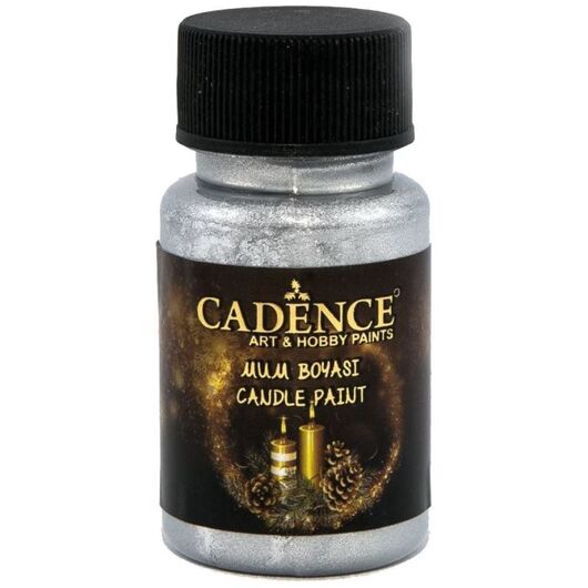 Silver paint for candles and soap «Сadence» on a water basis, Color: Silver