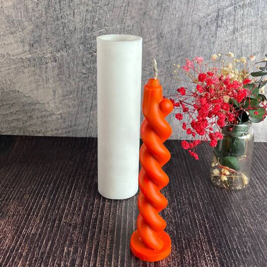 Силиконовая форма для свечей - Свиток, фото 3 - Candle Art Силиконовая форма для свечей - Свиток, фото 3