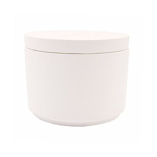 White pot "box" gypsum, Color: White
