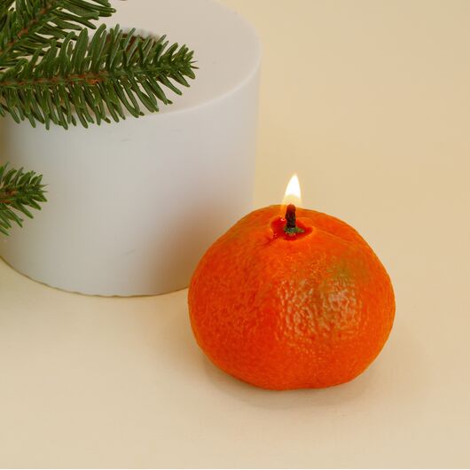 Силиконовая форма "Мандаринка" для свечей, фото 3