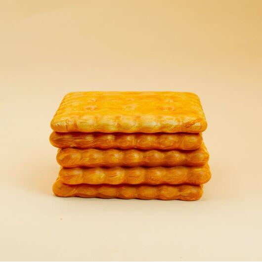 Гипсовое кашпо «Крекер» для свечей ➤ Квадратная ➤ Объем - 100 мл, Форма: Квадратная