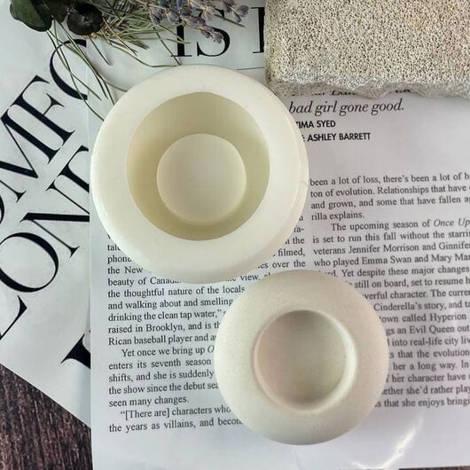 Silicone mold for plaster planters ➤ Monolith, 2 image