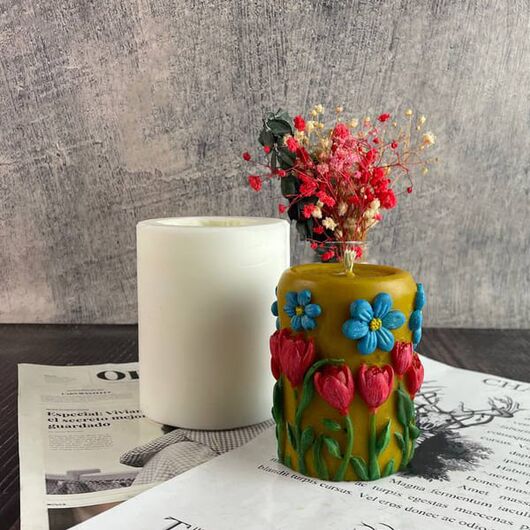 Силіконова форма для свічок - Квіткова магія, фото 2 - Candle Art Силіконова форма для свічок - Квіткова магія, фото 2