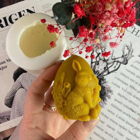 Силиконовая форма для свечей - Цветущая Пасха, фото 2 - Candle Art Силиконовая форма для свечей - Цветущая Пасха, фото 2