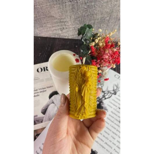 Silicone mold for candles - Saint Mary with the baby, 5 image - Candle Art Silicone mold for candles - Saint Mary with the baby, 5 image